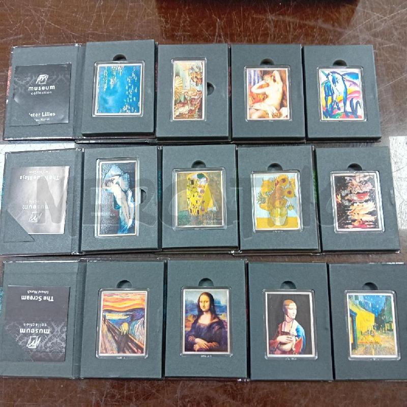 COFANETTO MONETE E QUADRI MINIATURA COMMEMORATIVE MUSEUM COLLECTION 12PZ | Mercatino dell'Usato Civitavecchia 2