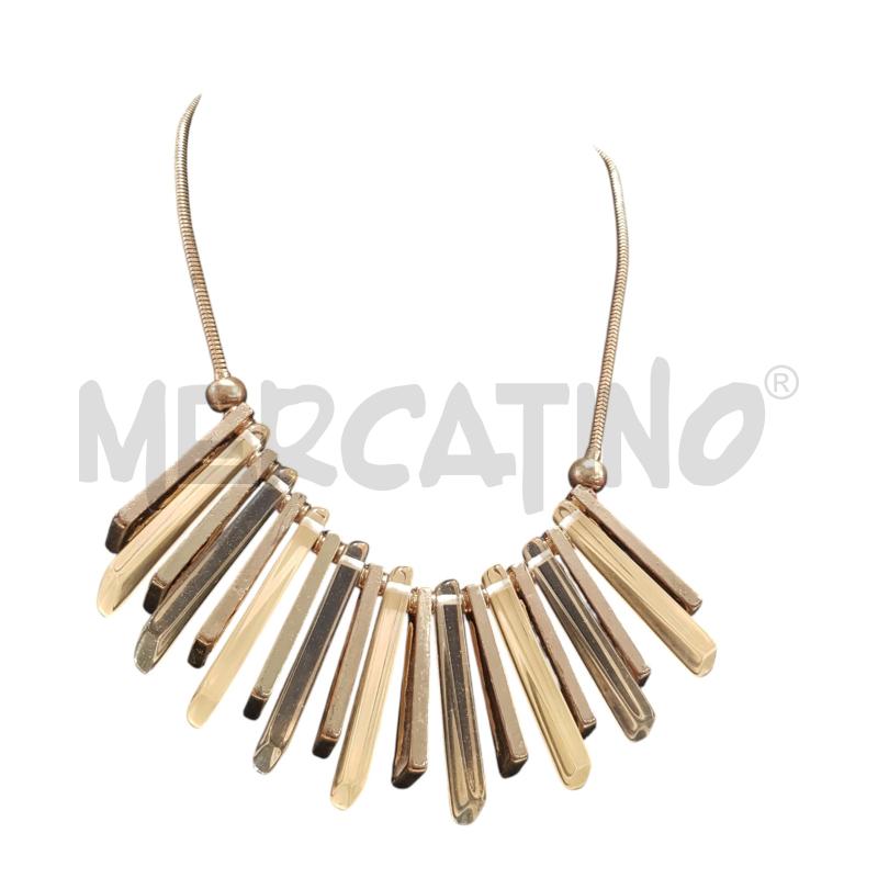 COLLANA ANNI '70/80 PLACCHERESINA METALLO | Mercatino dell'Usato Civitavecchia 1