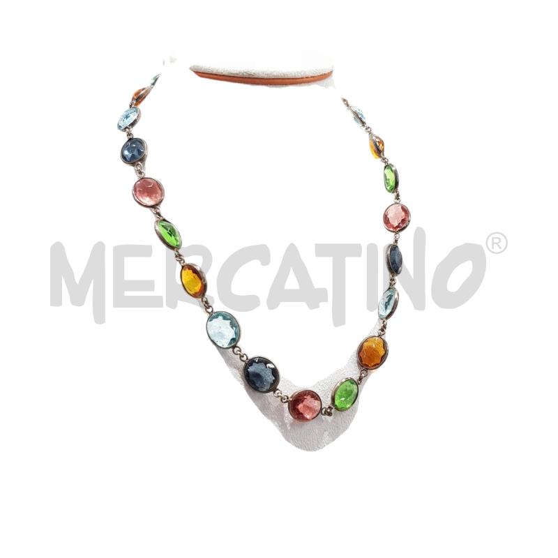 COLLANA ARG CASTONI COLORATI | Mercatino dell'Usato Civitavecchia 4