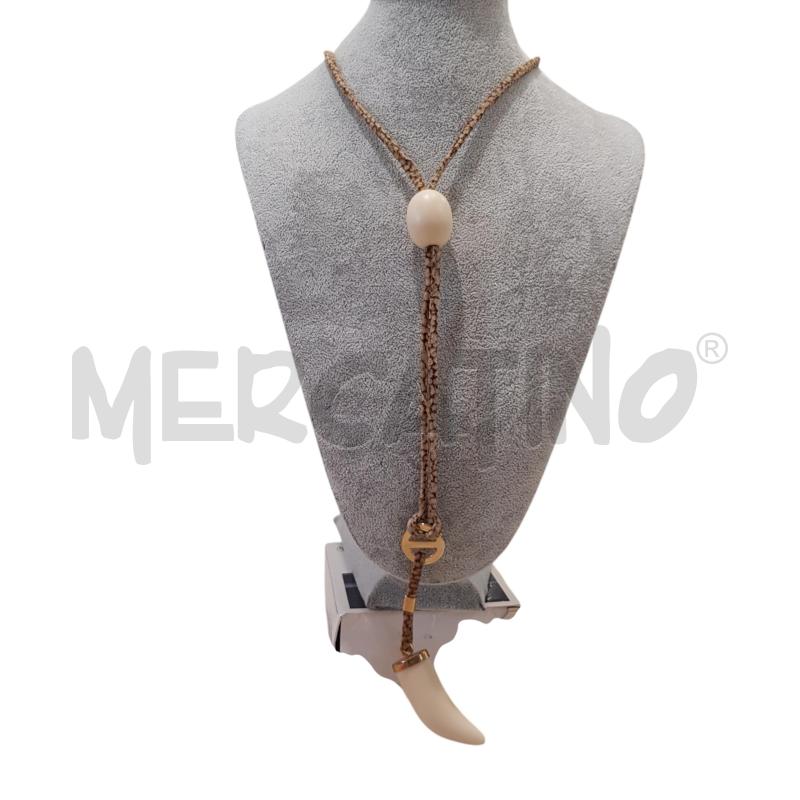 COLLANA BORBONESE CODINO CORNO BIANCO | Mercatino dell'Usato Civitavecchia 1