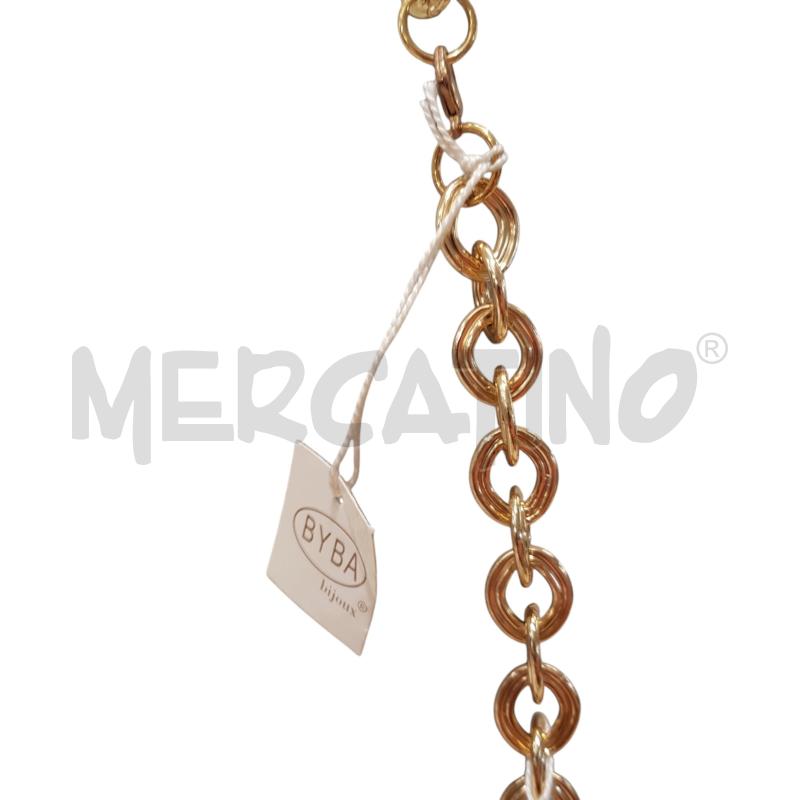 COLLANA BYBA LEGNI E ACCIAIO  | Mercatino dell'Usato Civitavecchia 4