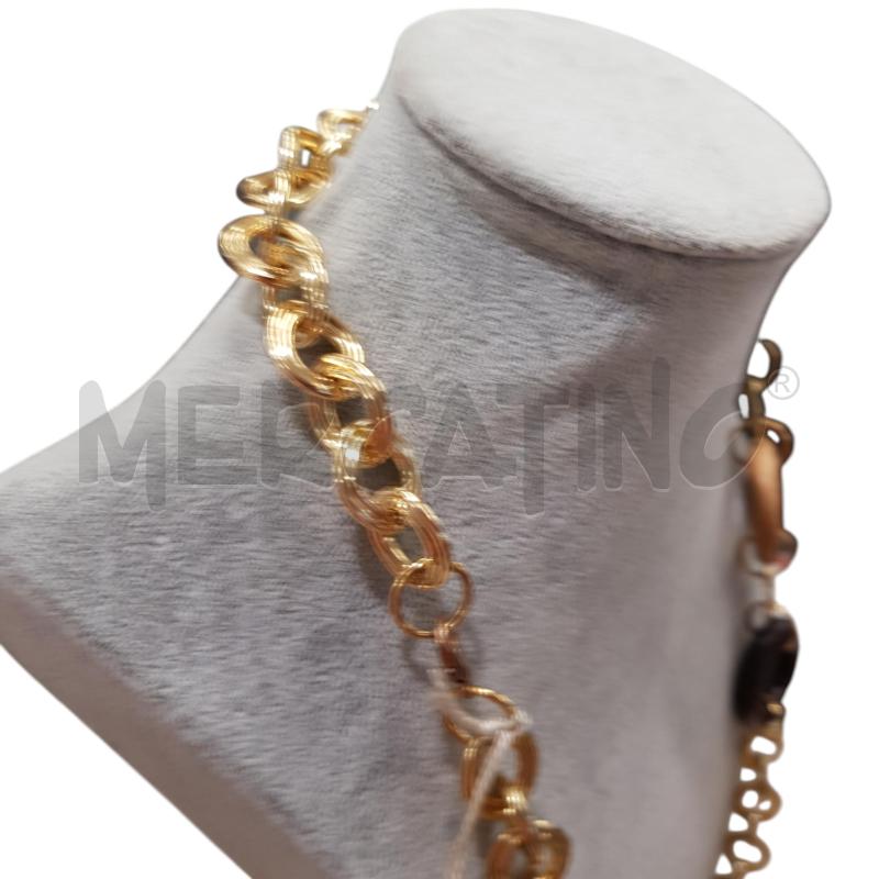 COLLANA BYBA LEGNI E ACCIAIO  | Mercatino dell'Usato Civitavecchia 5