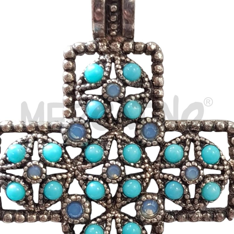 COLLANA CIONDOLO CROCE PASTA TIRCHESE | Mercatino dell'Usato Civitavecchia 4