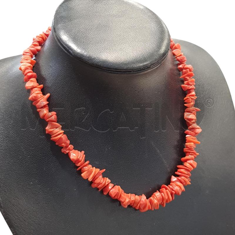 COLLANA CORALLO SCHEGGE  | Mercatino dell'Usato Civitavecchia 4