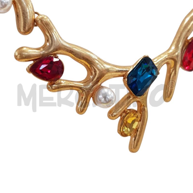 COLLANA EFFETTO CORALLO STEEL DETT COPLORATI  | Mercatino dell'Usato Civitavecchia 4