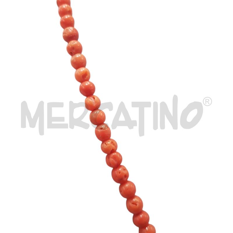 COLLANA GIROCOLLO CORALLO MEDITERRANEO | Mercatino dell'Usato Civitavecchia 4