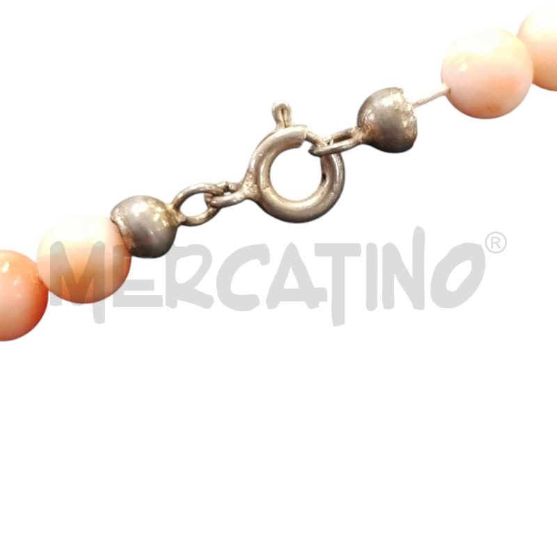 COLLANA GIROCOLLO CORALLO ROSA | Mercatino dell'Usato Civitavecchia 2