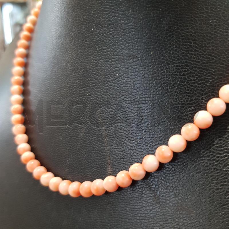 COLLANA GIROCOLLO CORALLO ROSA | Mercatino dell'Usato Civitavecchia 3