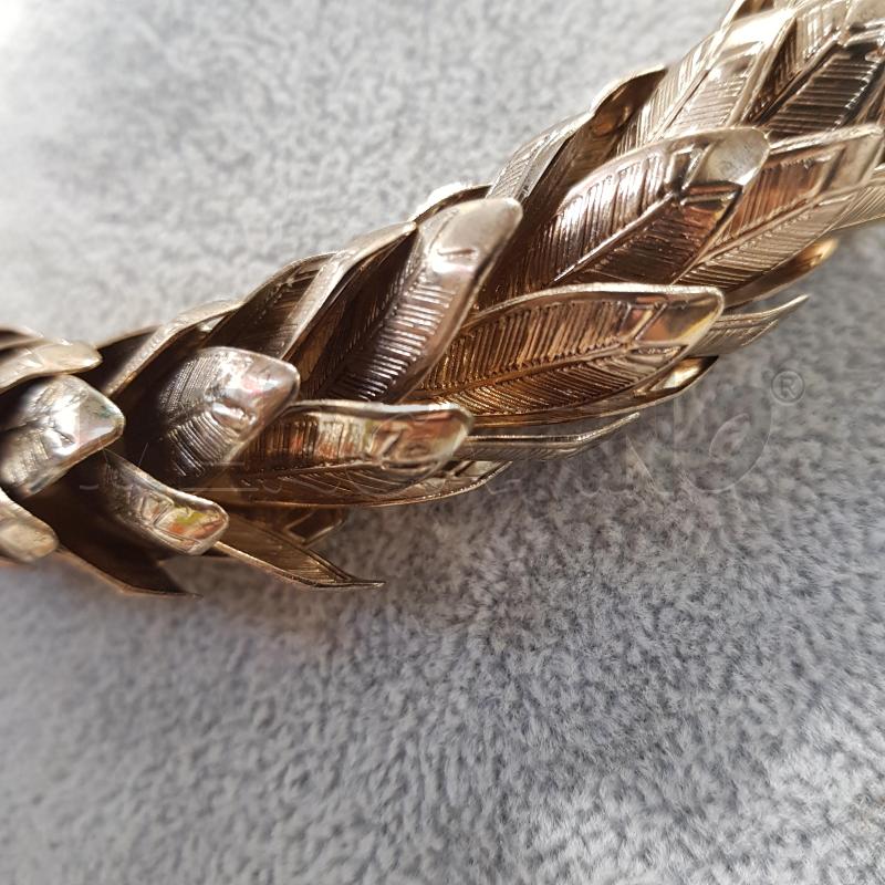 COLLANA GIROCOLLO FOGLIE DORATE | Mercatino dell'Usato Civitavecchia 3