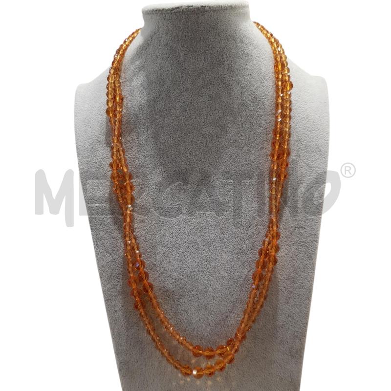 COLLANA GRIMALDI PRESTIGE DOPPIA FILA CRISTSALLI | Mercatino dell'Usato Civitavecchia 1