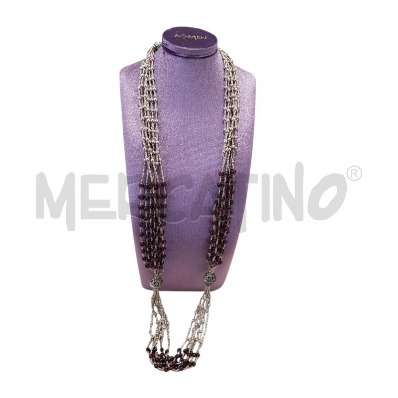 COLLANA LUNGA GRANATI E SFERE  | Mercatino dell'Usato Civitavecchia 2