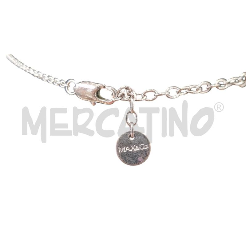 COLLANA MAX & CO ARG SEMIRIGIDA | Mercatino dell'Usato Civitavecchia 2