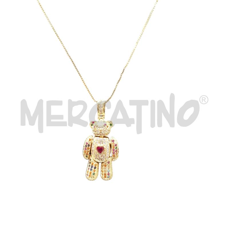 COLLANA ORSETTO STRASS  | Mercatino dell'Usato Civitavecchia 1