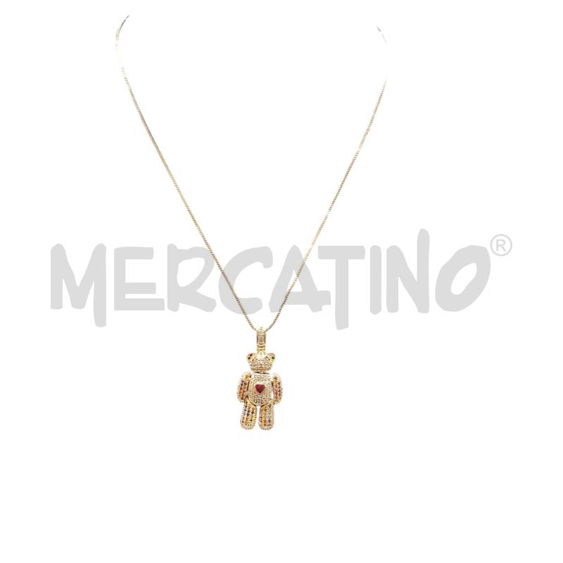 COLLANA ORSETTO STRASS  | Mercatino dell'Usato Civitavecchia 2