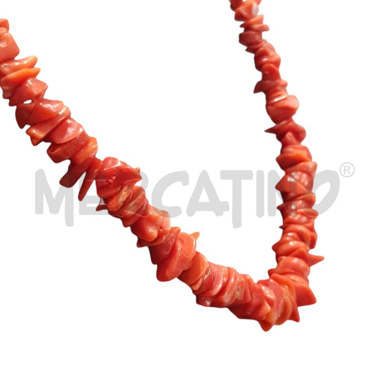 COLLANA SCHEGGE CORALLO MEDITERRANEO | Mercatino dell'Usato Civitavecchia 3