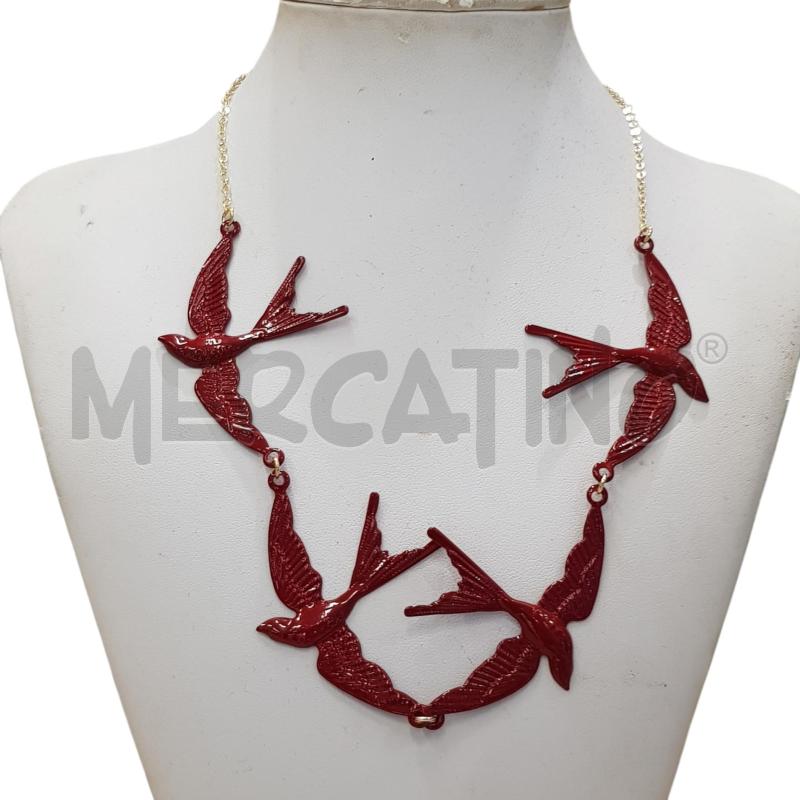 COLLANA SMALTATA PIN UP RONDINI  | Mercatino dell'Usato Civitavecchia 1