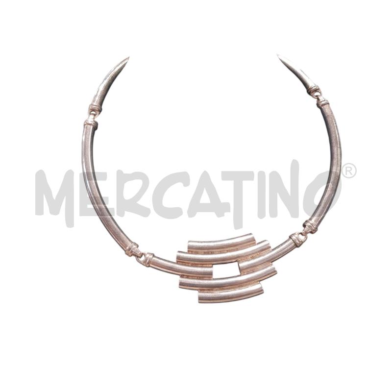 COLLANA VINTAGE ARG GIROCOLLO SEMIRIGIDO | Mercatino dell'Usato Civitavecchia 1