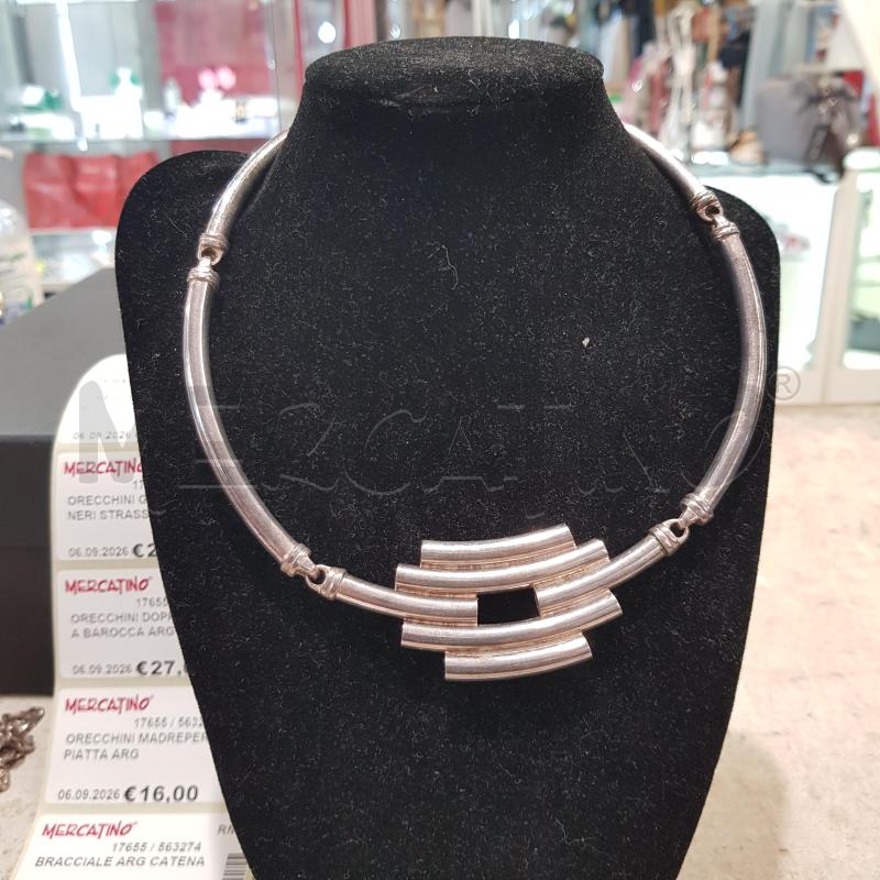 COLLANA VINTAGE ARG GIROCOLLO SEMIRIGIDO | Mercatino dell'Usato Civitavecchia 5