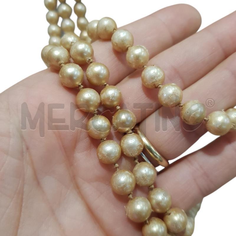 COLLANA VOGUE BIJOUX 3FILI CHIUSURA GIOIELLO | Mercatino dell'Usato Civitavecchia 3