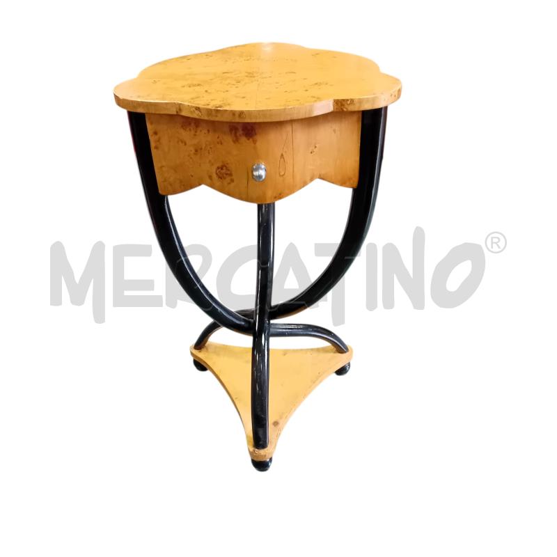 COMODINO IN STILE ART DECO LEGNO BETULLA  | Mercatino dell'Usato Civitavecchia 1