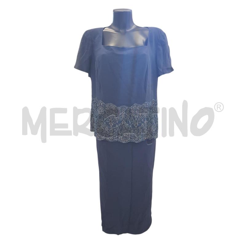 COMPLETO DONNA LUISAS SPAGNOLI BLU SETA 2PZ | Mercatino dell'Usato Civitavecchia 1