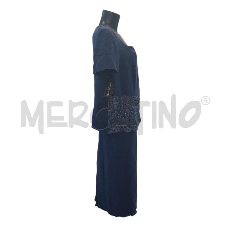 COMPLETO DONNA LUISAS SPAGNOLI BLU SETA 2PZ | Mercatino dell'Usato Civitavecchia 2