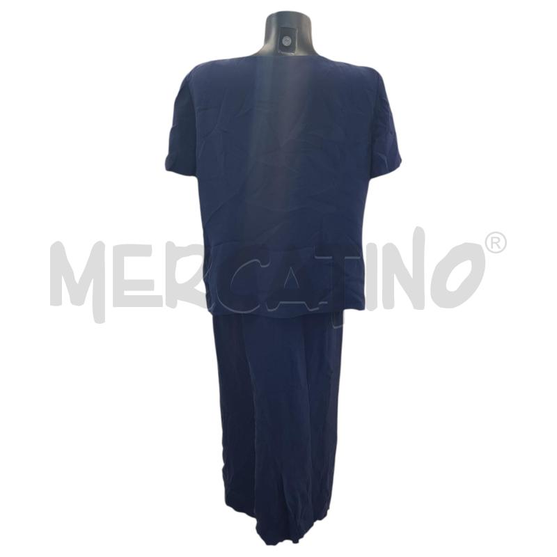 COMPLETO DONNA LUISAS SPAGNOLI BLU SETA 2PZ | Mercatino dell'Usato Civitavecchia 3