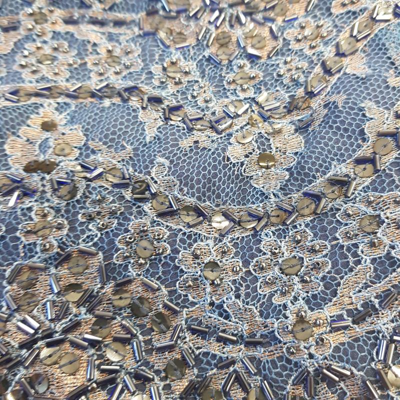 COMPLETO DONNA LUISAS SPAGNOLI BLU SETA 2PZ | Mercatino dell'Usato Civitavecchia 4