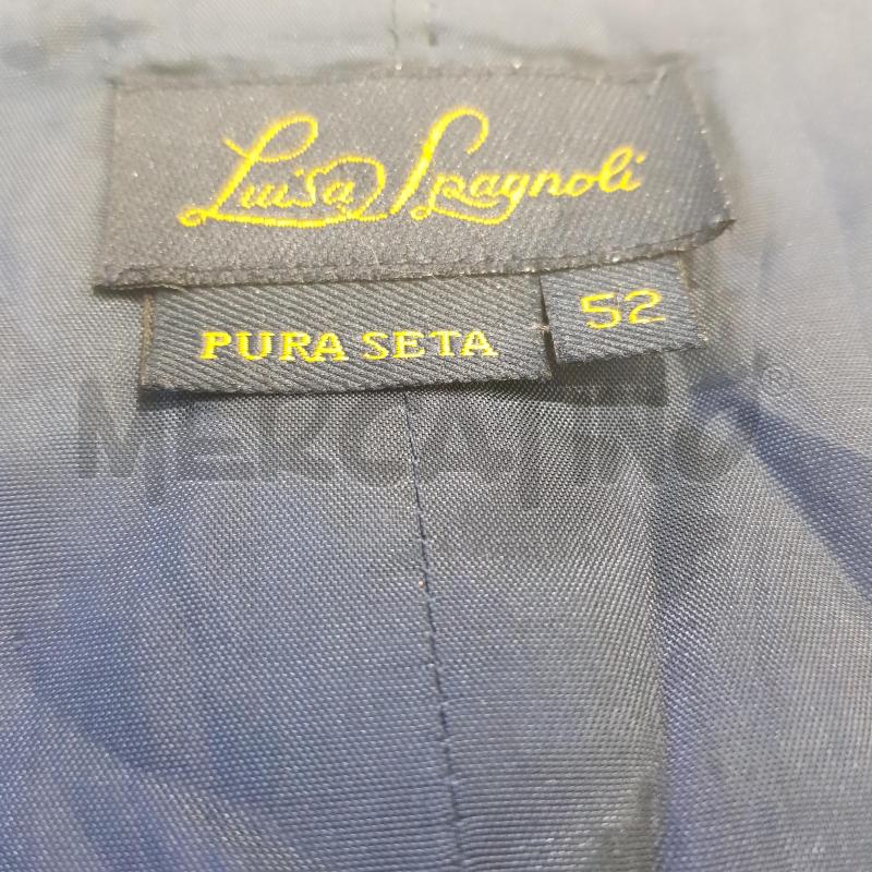 COMPLETO DONNA LUISAS SPAGNOLI BLU SETA 2PZ | Mercatino dell'Usato Civitavecchia 5