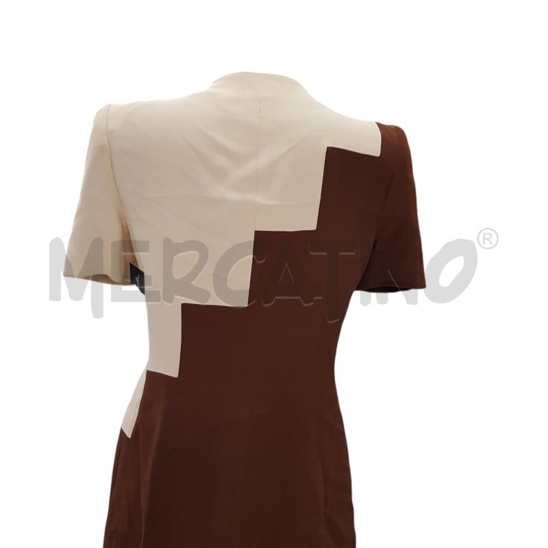COMPLETO D GAI MATTIOLO MC MARRONE BEIGE GEOMETRICOBOTT GIOIELLO | Mercatino dell'Usato Civitavecchia 3