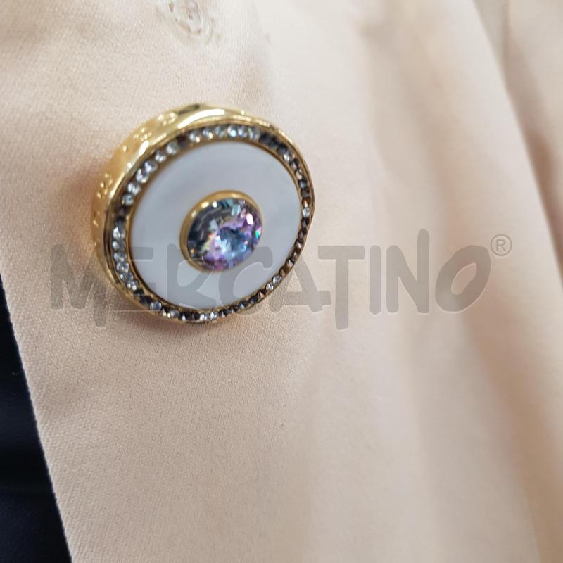 COMPLETO D GAI MATTIOLO MC MARRONE BEIGE GEOMETRICOBOTT GIOIELLO | Mercatino dell'Usato Civitavecchia 5