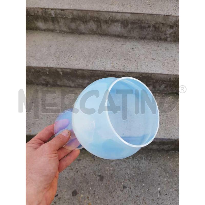 COPPA IN VETRO OPALINO ALTEZZA 20CM | Mercatino dell'Usato Civitavecchia 2