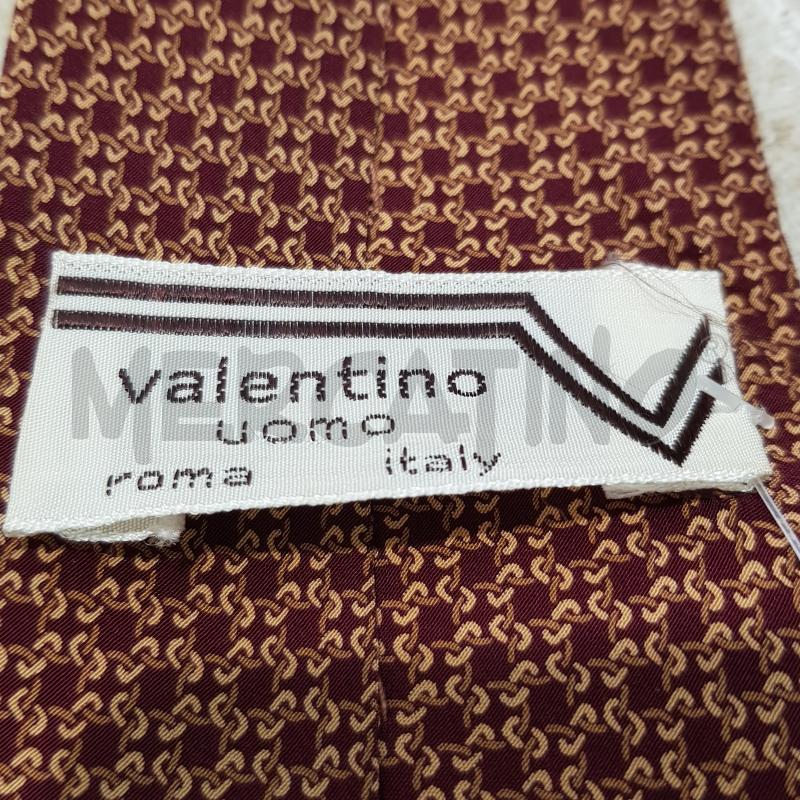 CRAVATTA VALENTINO BORDEAUX MONOGRAM CATENE | Mercatino dell'Usato Civitavecchia 3