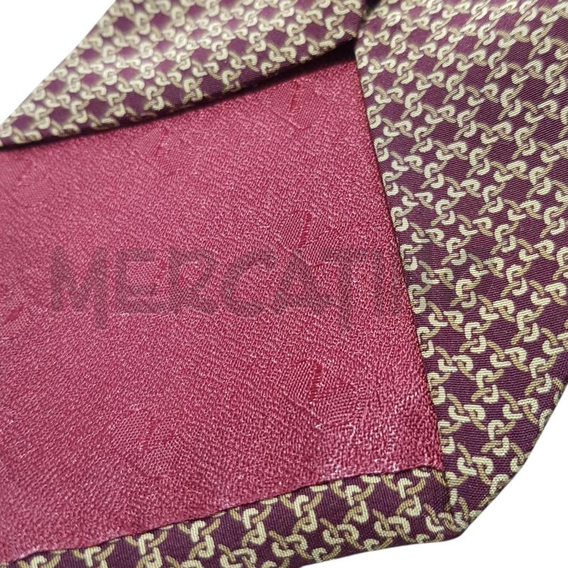 CRAVATTA VALENTINO BORDEAUX MONOGRAM CATENE | Mercatino dell'Usato Civitavecchia 4