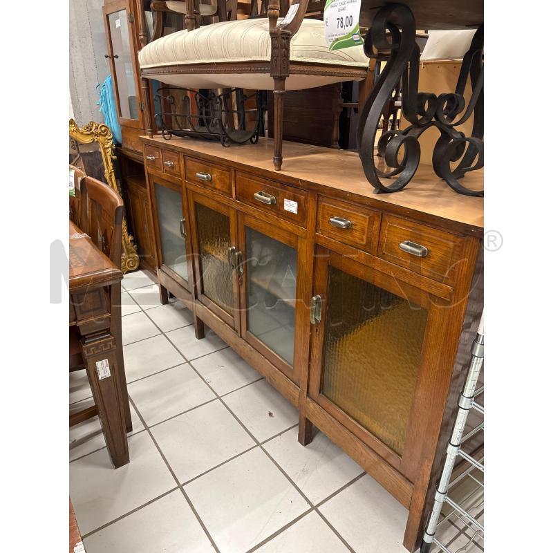 CREDENZA LEGNO ANTE/CASSETTI PIANO FORMICA | Mercatino dell'Usato Civitavecchia 1