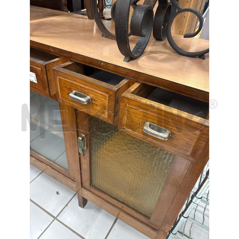 CREDENZA LEGNO ANTE/CASSETTI PIANO FORMICA | Mercatino dell'Usato Civitavecchia 2