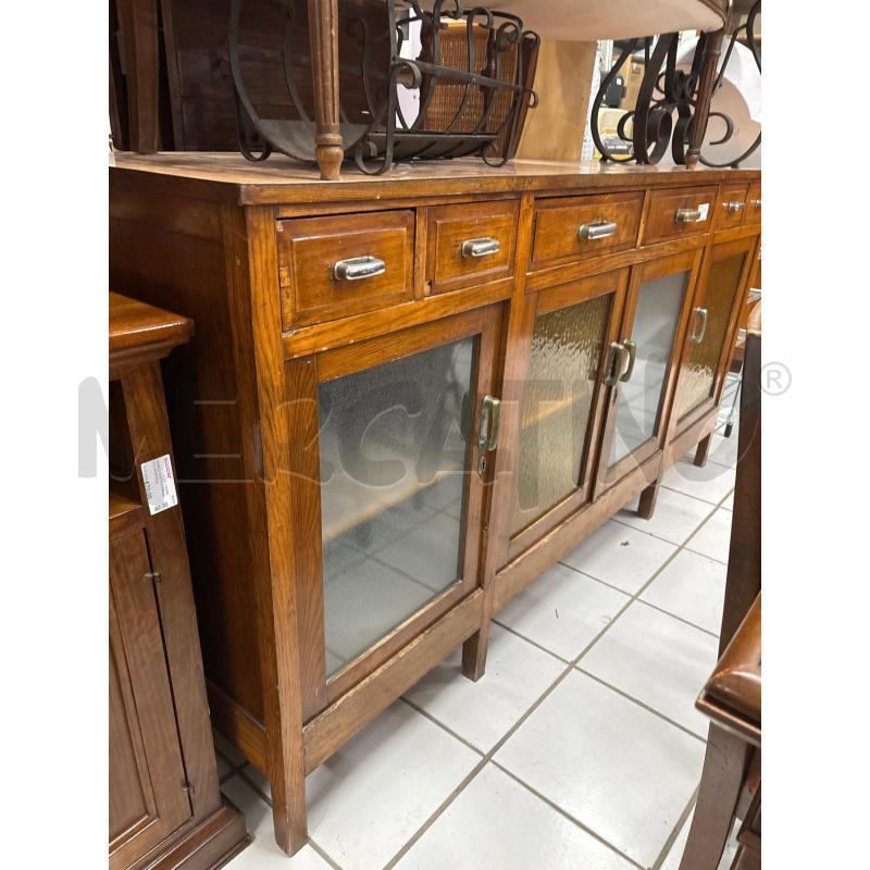 CREDENZA LEGNO ANTE/CASSETTI PIANO FORMICA | Mercatino dell'Usato Civitavecchia 3