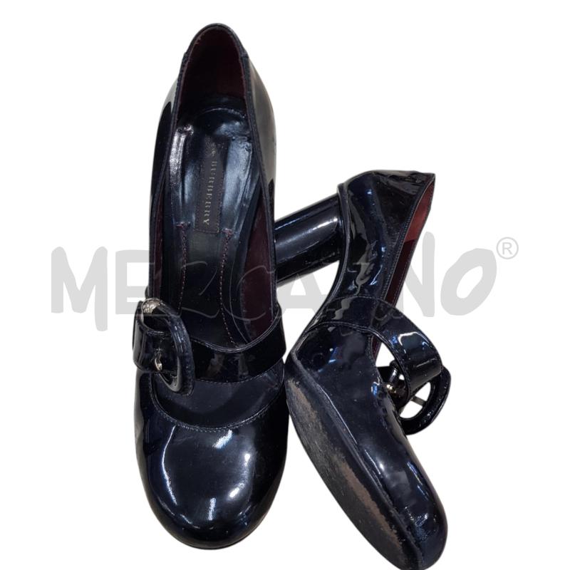 DECOLLETE BURBERRY'S VERNICE NERA TACCO TONDOP | Mercatino dell'Usato Civitavecchia 4
