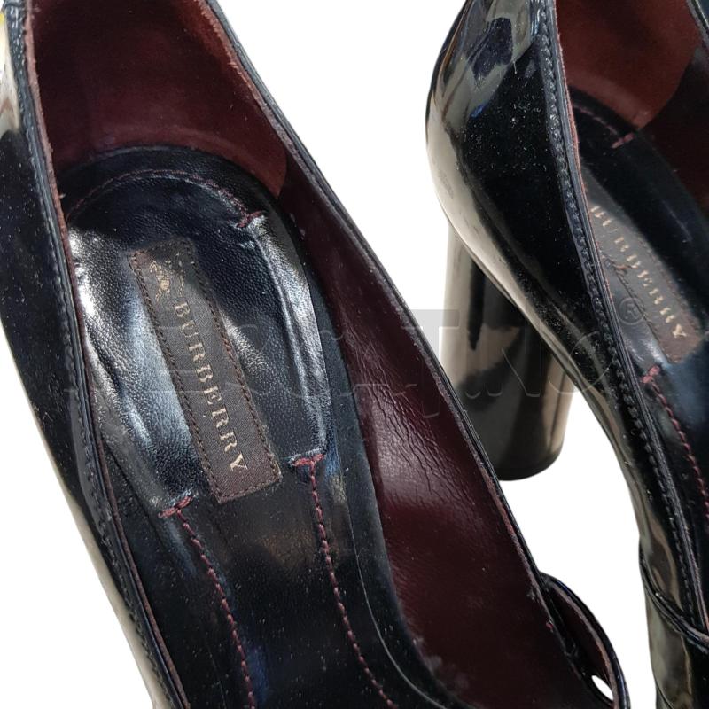 DECOLLETE BURBERRY'S VERNICE NERA TACCO TONDOP | Mercatino dell'Usato Civitavecchia 5