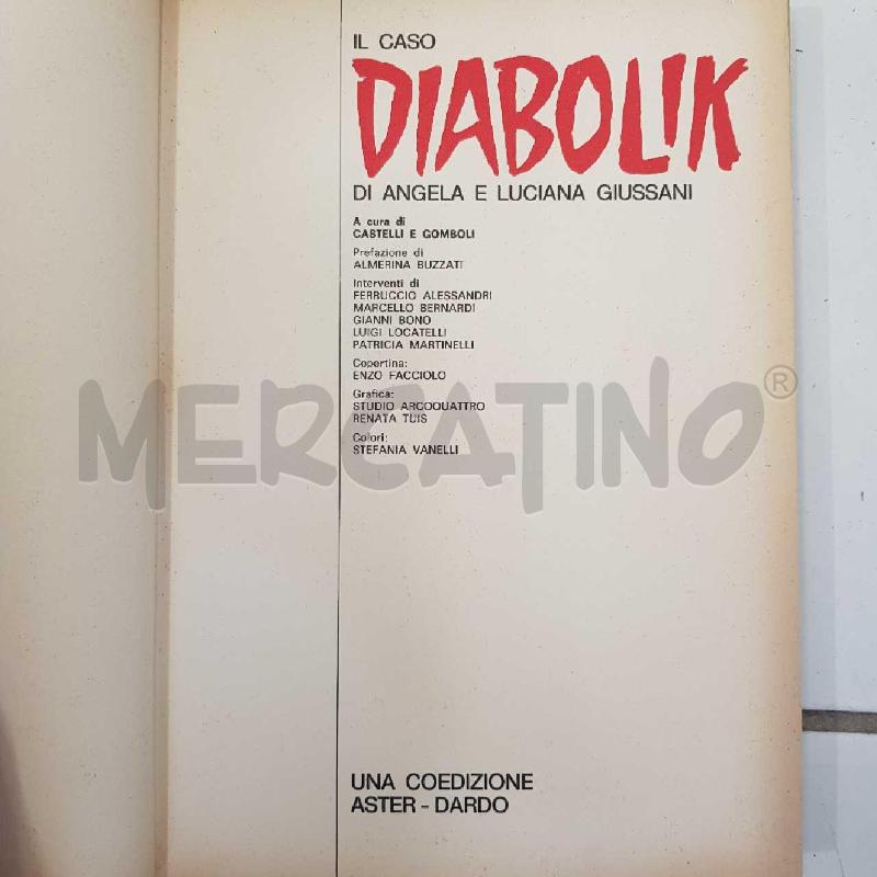 DIABOLIK ASTER DARDO 1A EDIZIONE 1974  | Mercatino dell'Usato Civitavecchia 4