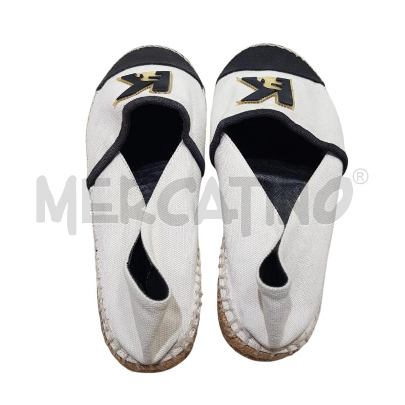 ESPADRILLAS D KARL LAGERFELD TELA PANNA LOGO GOMMATO | Mercatino dell'Usato Civitavecchia 2