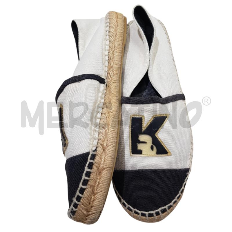 ESPADRILLAS D KARL LAGERFELD TELA PANNA LOGO GOMMATO | Mercatino dell'Usato Civitavecchia 4