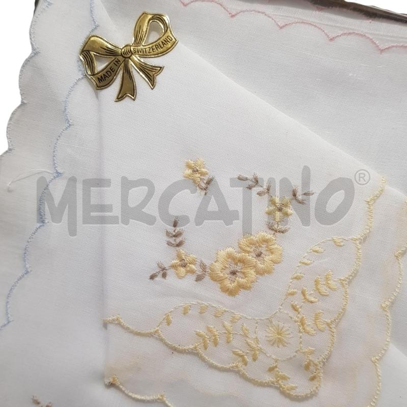 FAZZOLETTI RICAMATI RICAMO SVIZZERO | Mercatino dell'Usato Civitavecchia 2