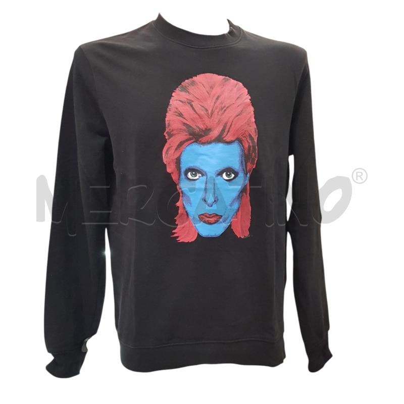 FELPA U JOHN RICHMOND DAVID BOWIE NERA | Mercatino dell'Usato Civitavecchia 1