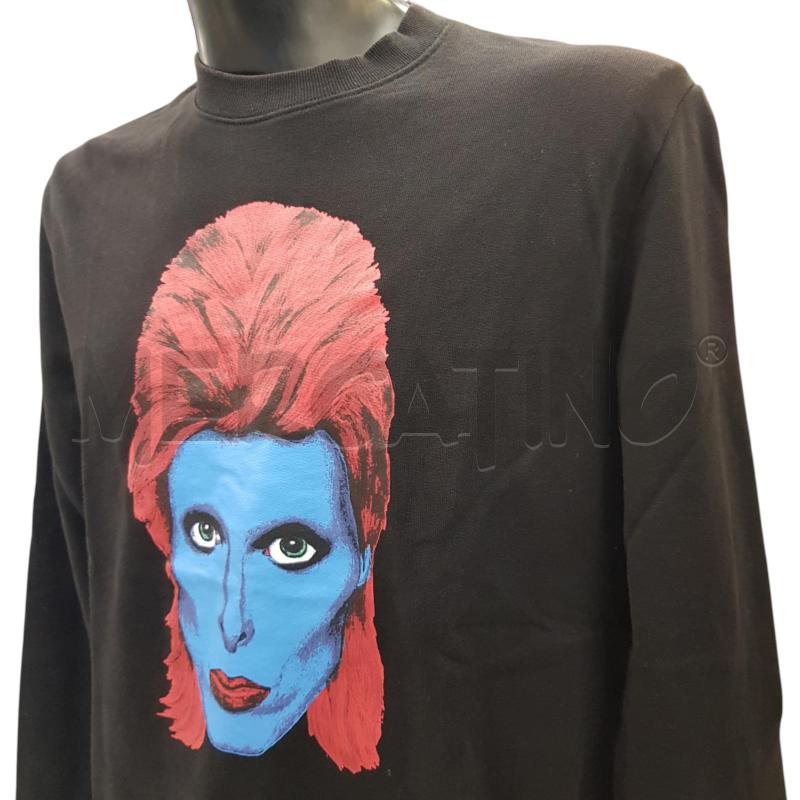 FELPA U JOHN RICHMOND DAVID BOWIE NERA | Mercatino dell'Usato Civitavecchia 2