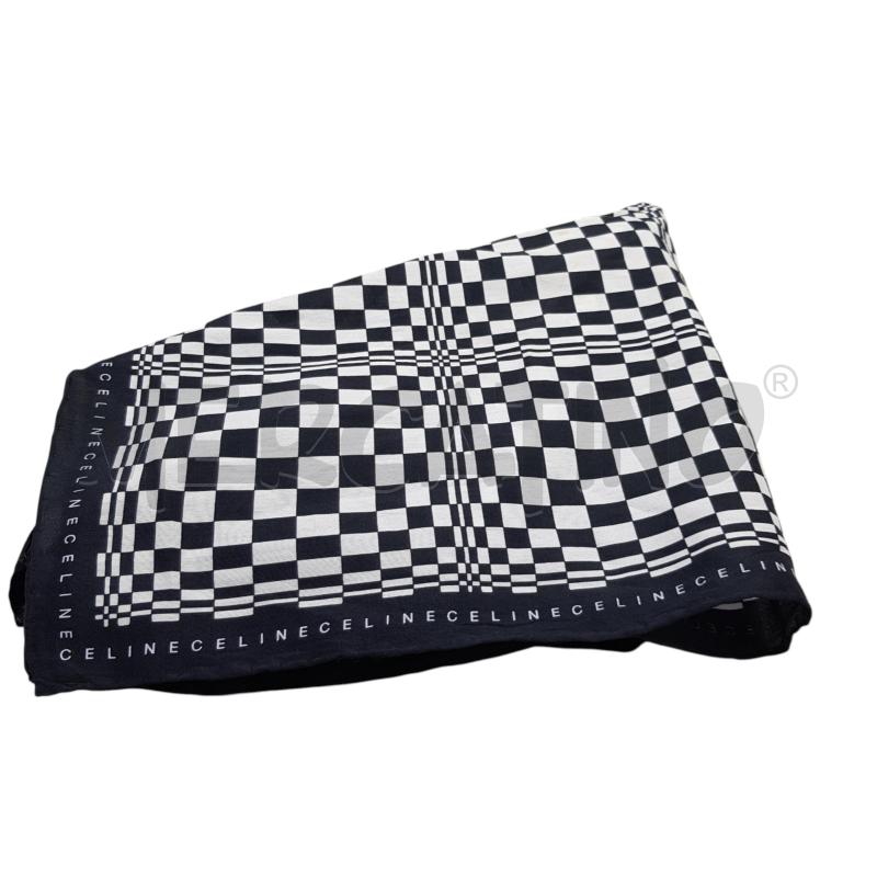 FOULARD CELINE 44X44 GEOMETRICO BIA NERO | Mercatino dell'Usato Civitavecchia 2