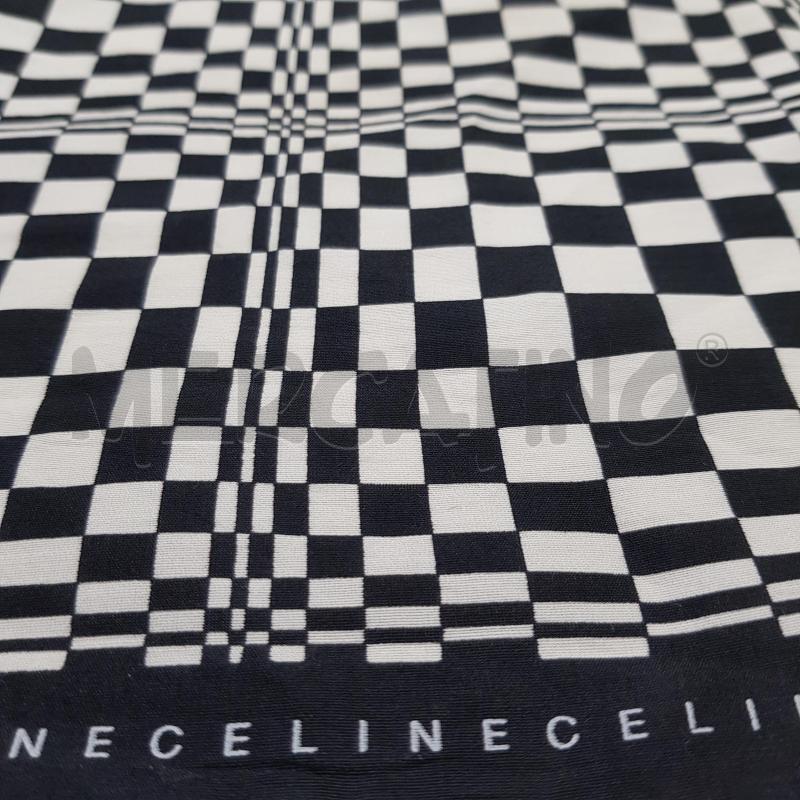 FOULARD CELINE 44X44 GEOMETRICO BIA NERO | Mercatino dell'Usato Civitavecchia 3