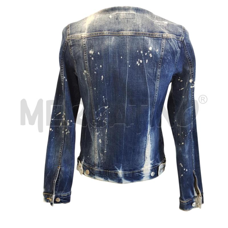 GIACCA DSQUARED DENIM TINTA TIE DYE BLU | Mercatino dell'Usato Civitavecchia 3