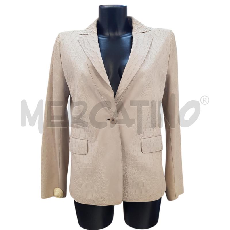 GIACCA D EMPORIO ARMANI PELLE GHIACCIO SCAM STAMPA COCCO | Mercatino dell'Usato Civitavecchia 1