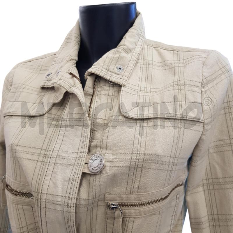 GIACCA D MAX E CO BEIGE QUADRI FOILO VERDE | Mercatino dell'Usato Civitavecchia 2